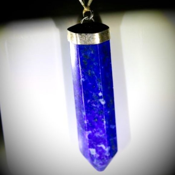 Jewelry - Lapis Lazuli 35.55ct Solid 925 Silver Pendant